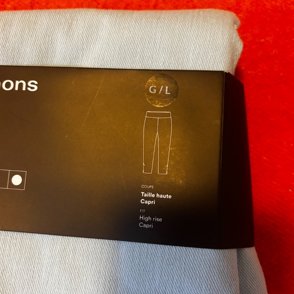 Light blue denim high waist capri leggings jeggings NWT - Picture 3 of 7